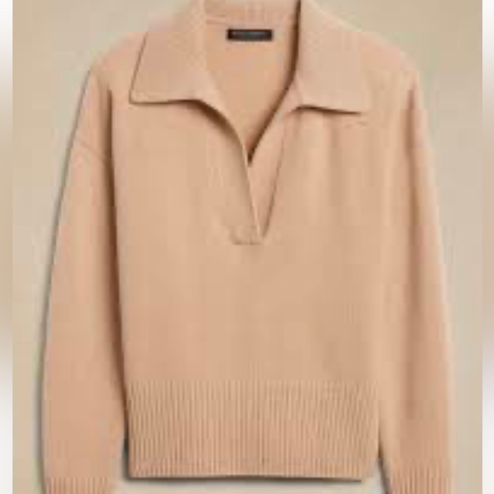 CASHMERE SWEATER POLO